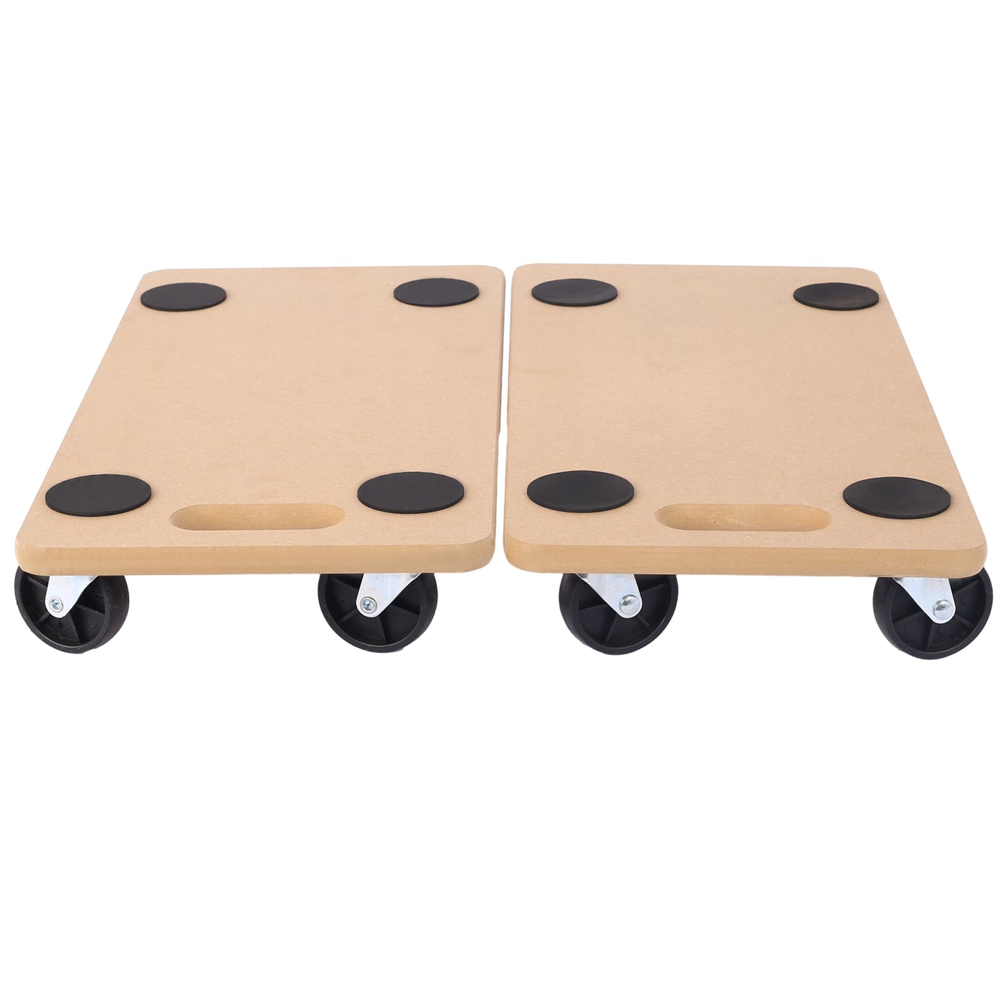 Furniture Moving Dolly, Heavy Duty Wood Rolling Mover with Wheels for Piano Couch Fridge Heavy Items, Securely Holds 500 Lbs (2pcs 22.8" x11.2" Platform)