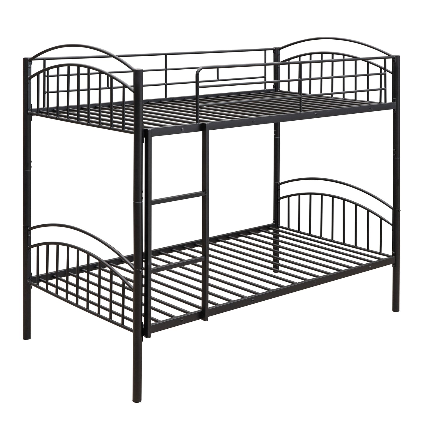 Manhattan Steel Twin Bunk Bed Set (Black)