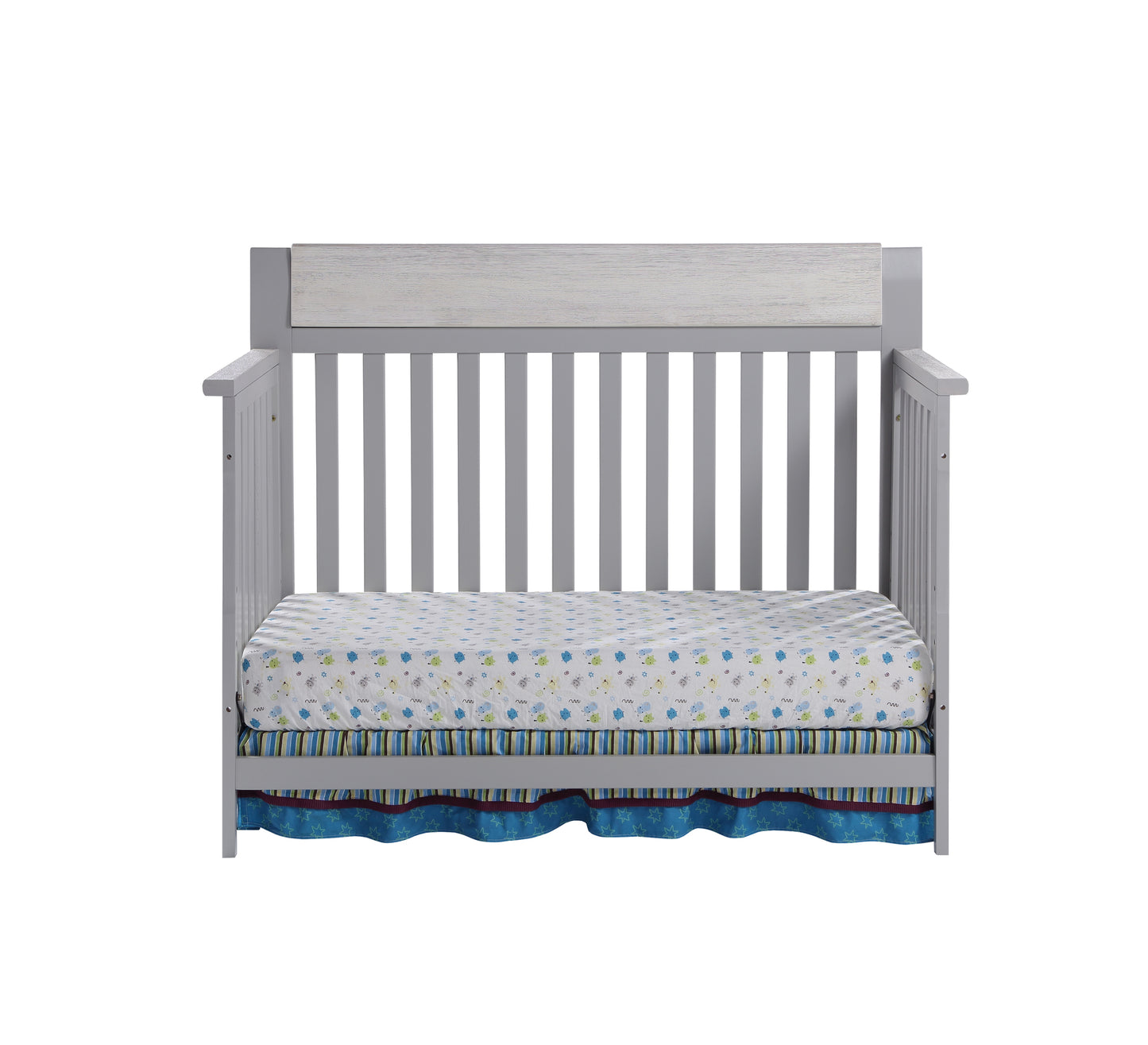 Hayes 4-in-1 Convertible Crib Gray/Weathered Granite