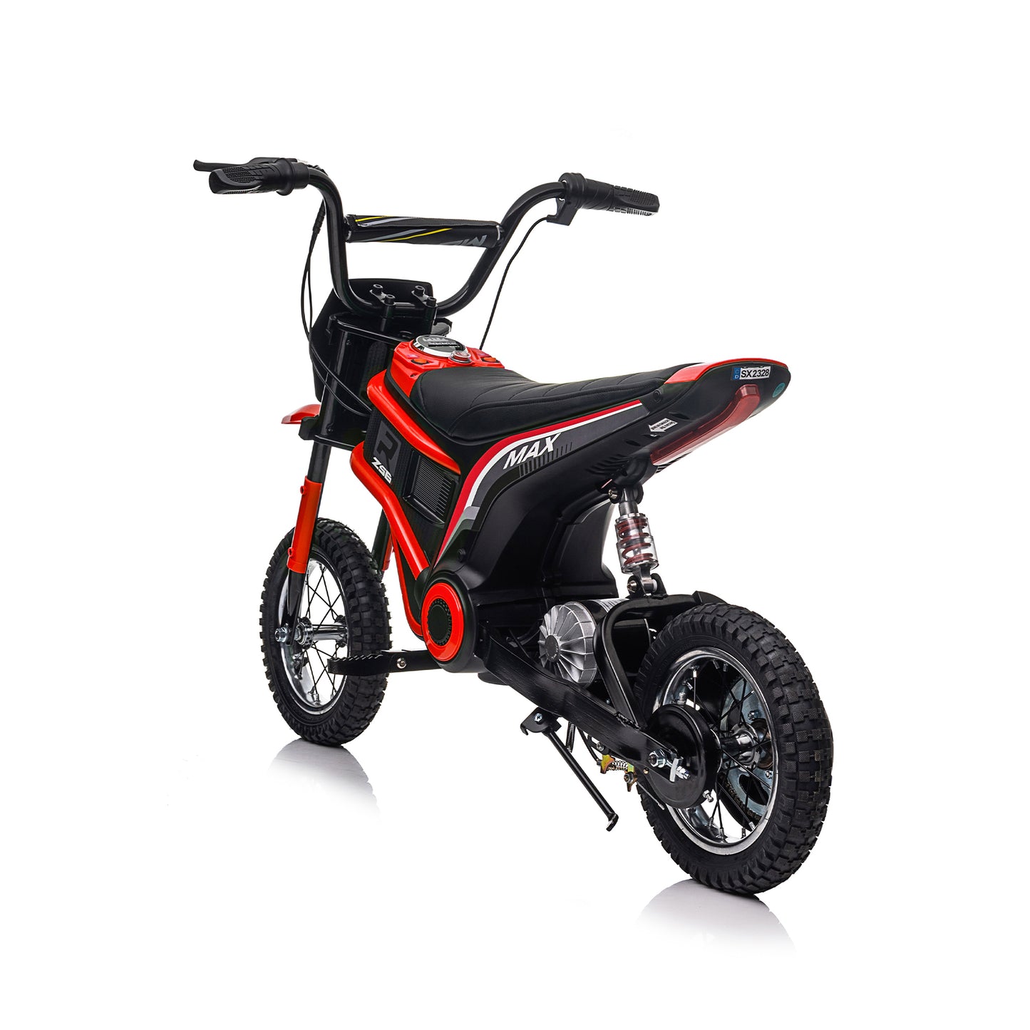 Electric Motocross Motorcycle for Kids - High Speed, Dual Suspension, MP3 Player, Ages 8-12