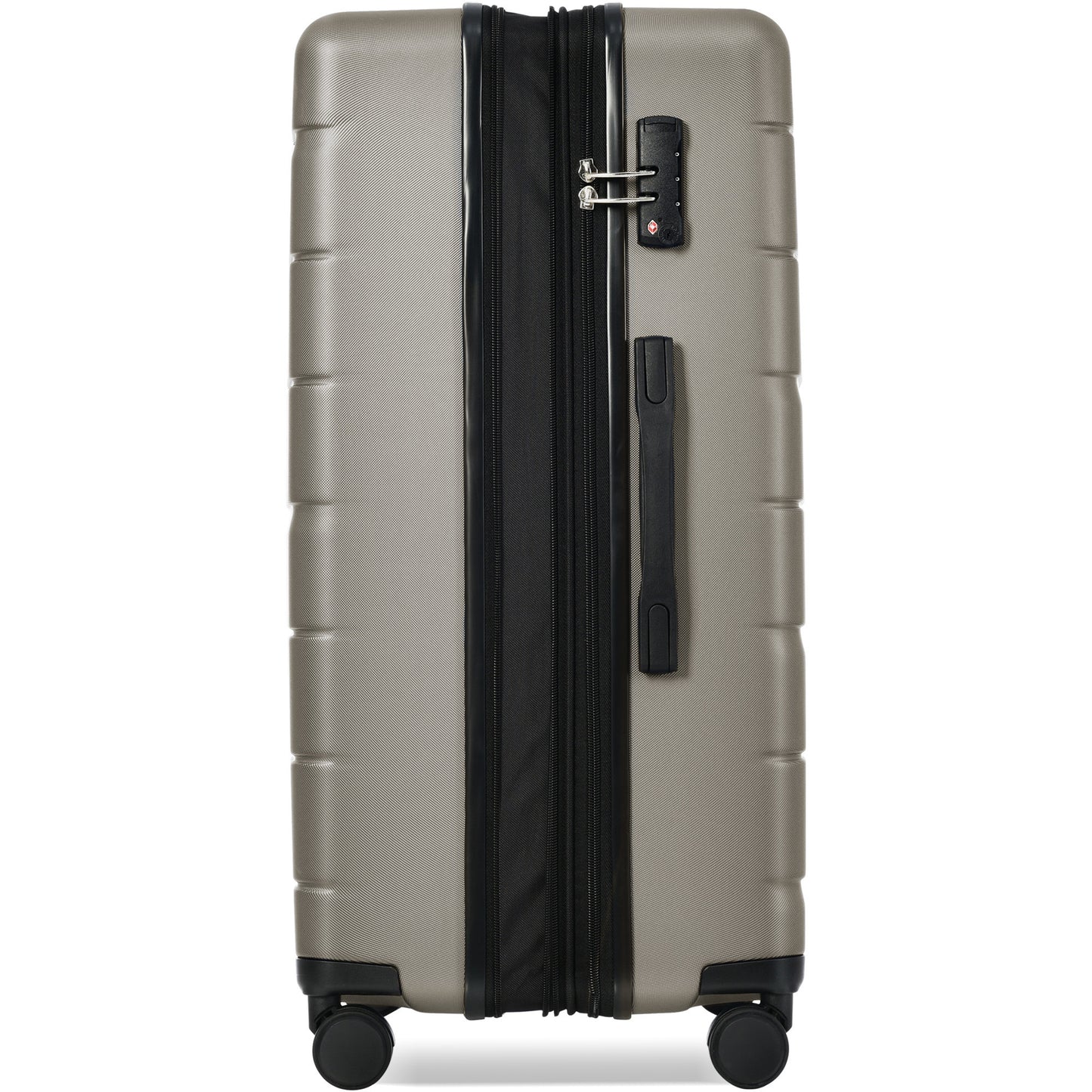 Luggage Sets 3 Piece Suitcase Set 20/24/28,Carry on Luggage Airline Approved,Hard Case with Spinner Wheels,Gray