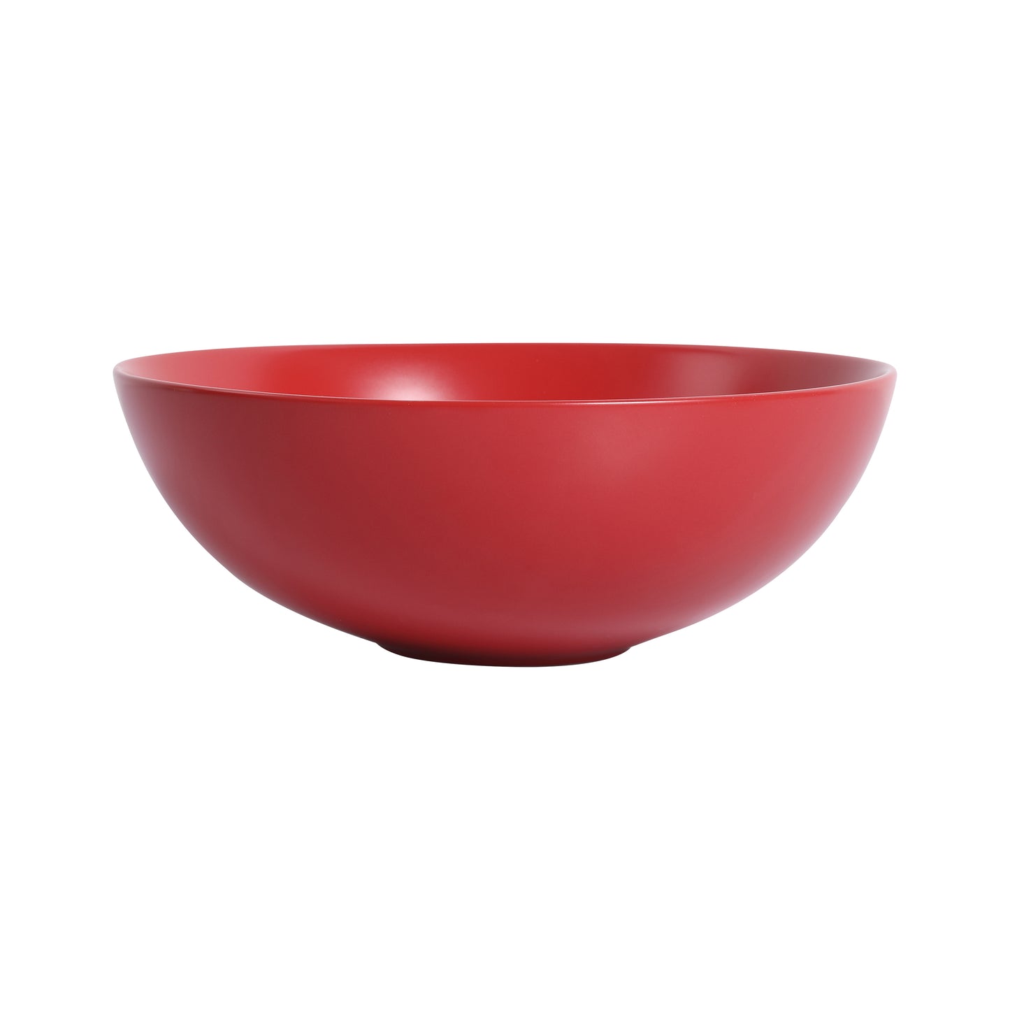 Ceramic Countertop Art Wash Basin, Vessel Sink(Matt Chinese Red)