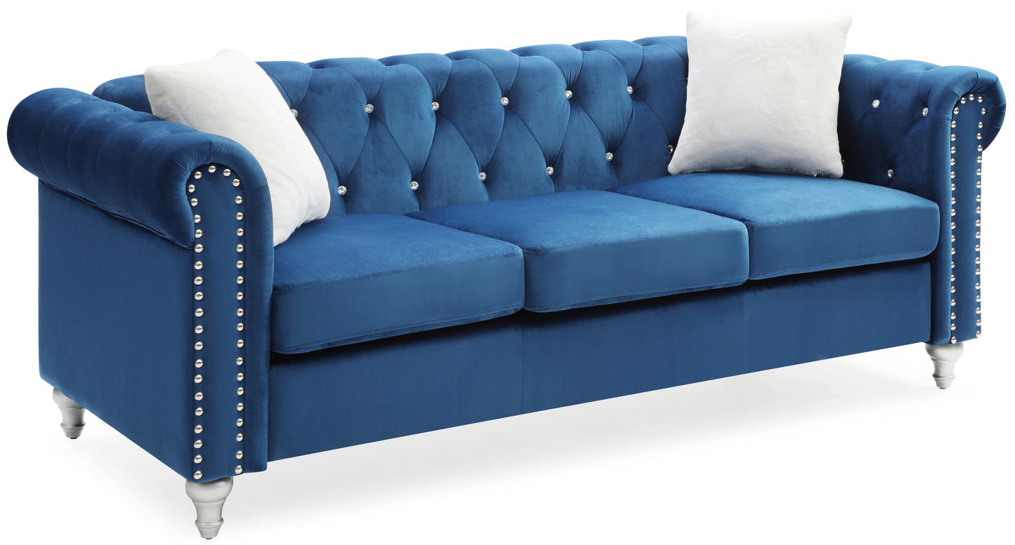 Raisa G861A-S Sofa , NAVY BLUE