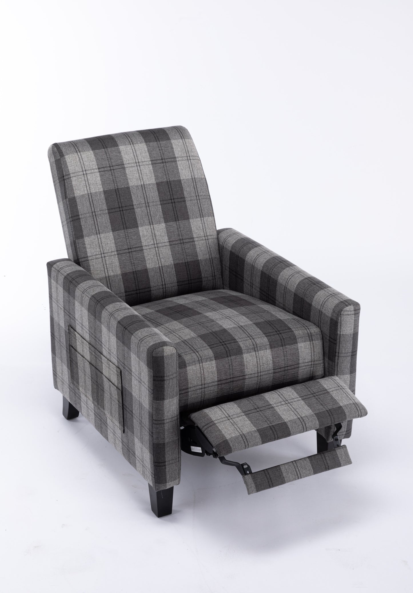 Grey recline chair,The cloth chair is convenient for home use, comfortable and the cushion is soft,Easy to adjust backrest Angle