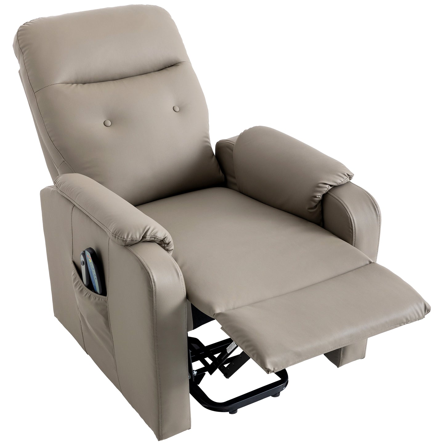 Electric Power Lift Massage Recliner Chair with Heating, Side Pocket, and Comfortable Design