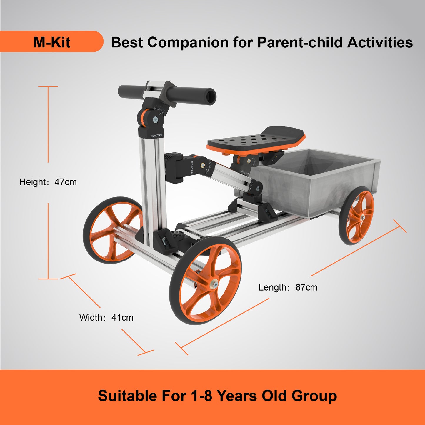 20 in 1 Modular Kids Balance Bike and Scooter Kit