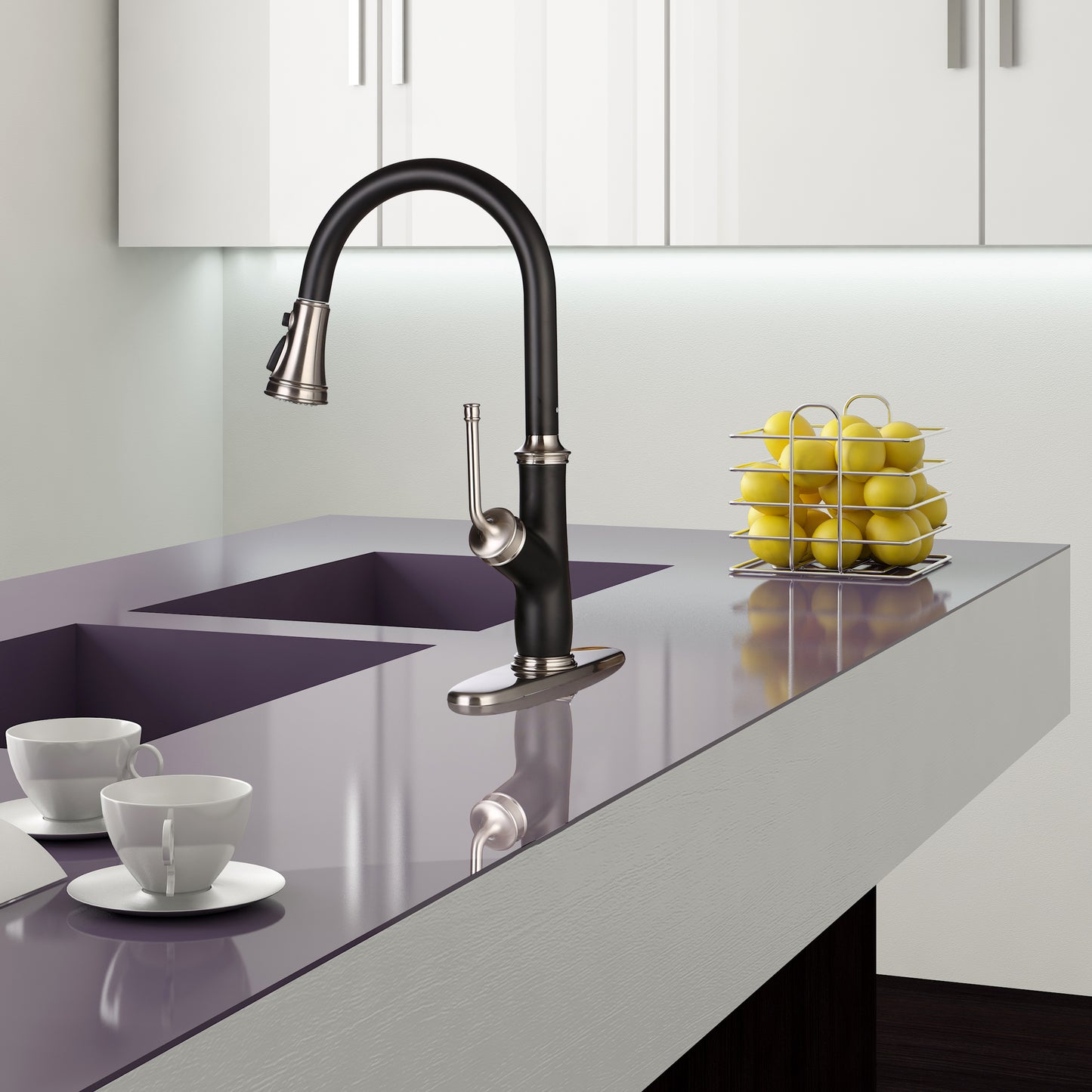 Kitchen Faucet with Pull Down Sprayer Modern Stainless Steel rv Kitchen Faucet