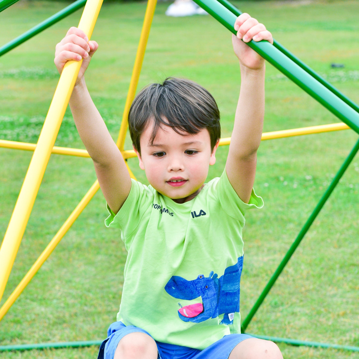 Colorful 12ft Kids Playground Climbing Dome