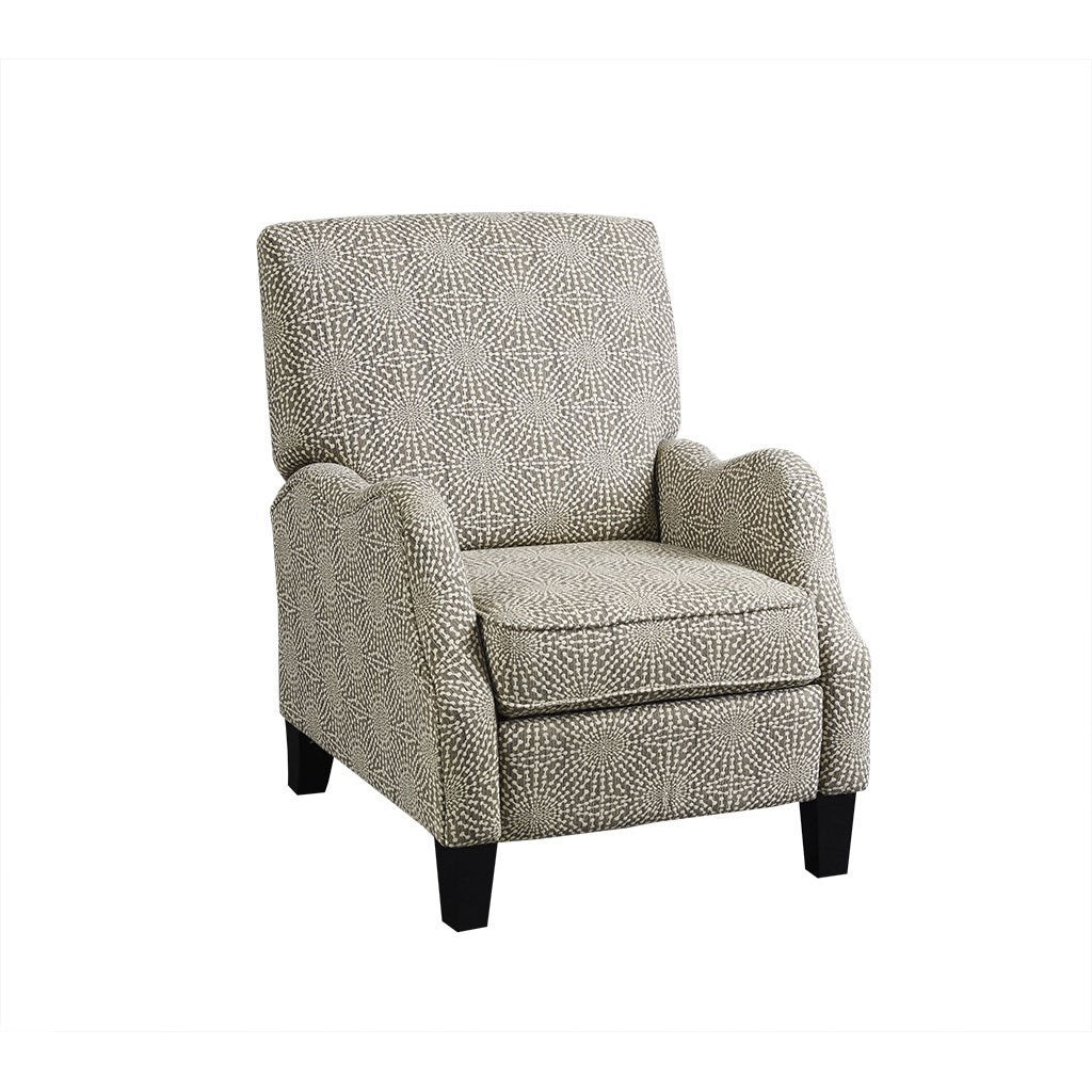 Madison Park Hoffman Manual Recliner with Beige Upholstery