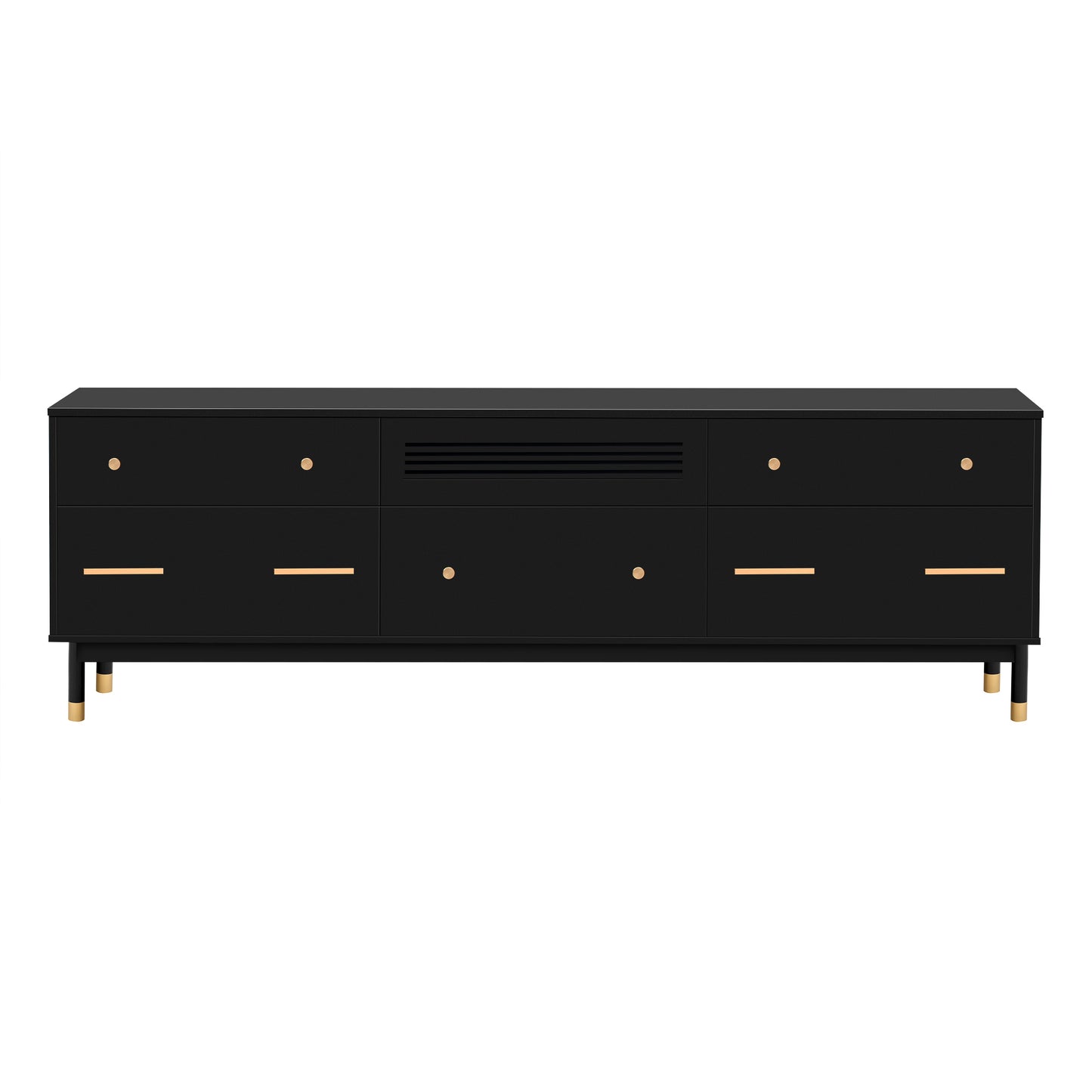 Modern TV Stand with Storage for 75+ Inch TV, Entertainment Center Console Cabinet