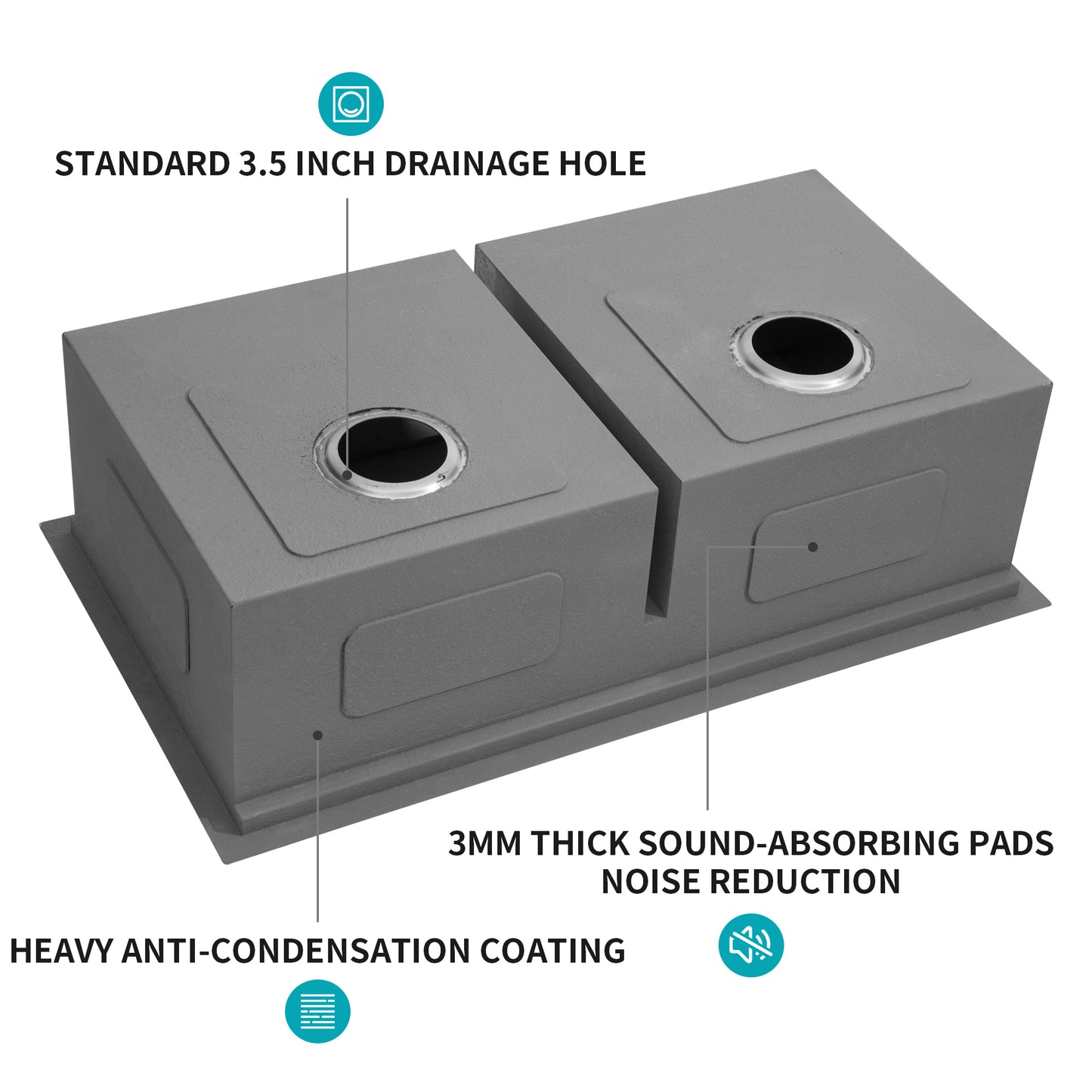 Transform Your Kitchen with Efficiency and Style: Double Bowl Undermount Sink