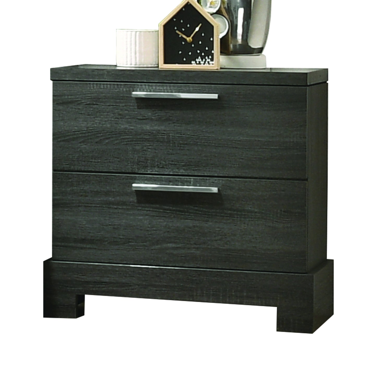 Lantha Nightstand in Gray Oak 22033