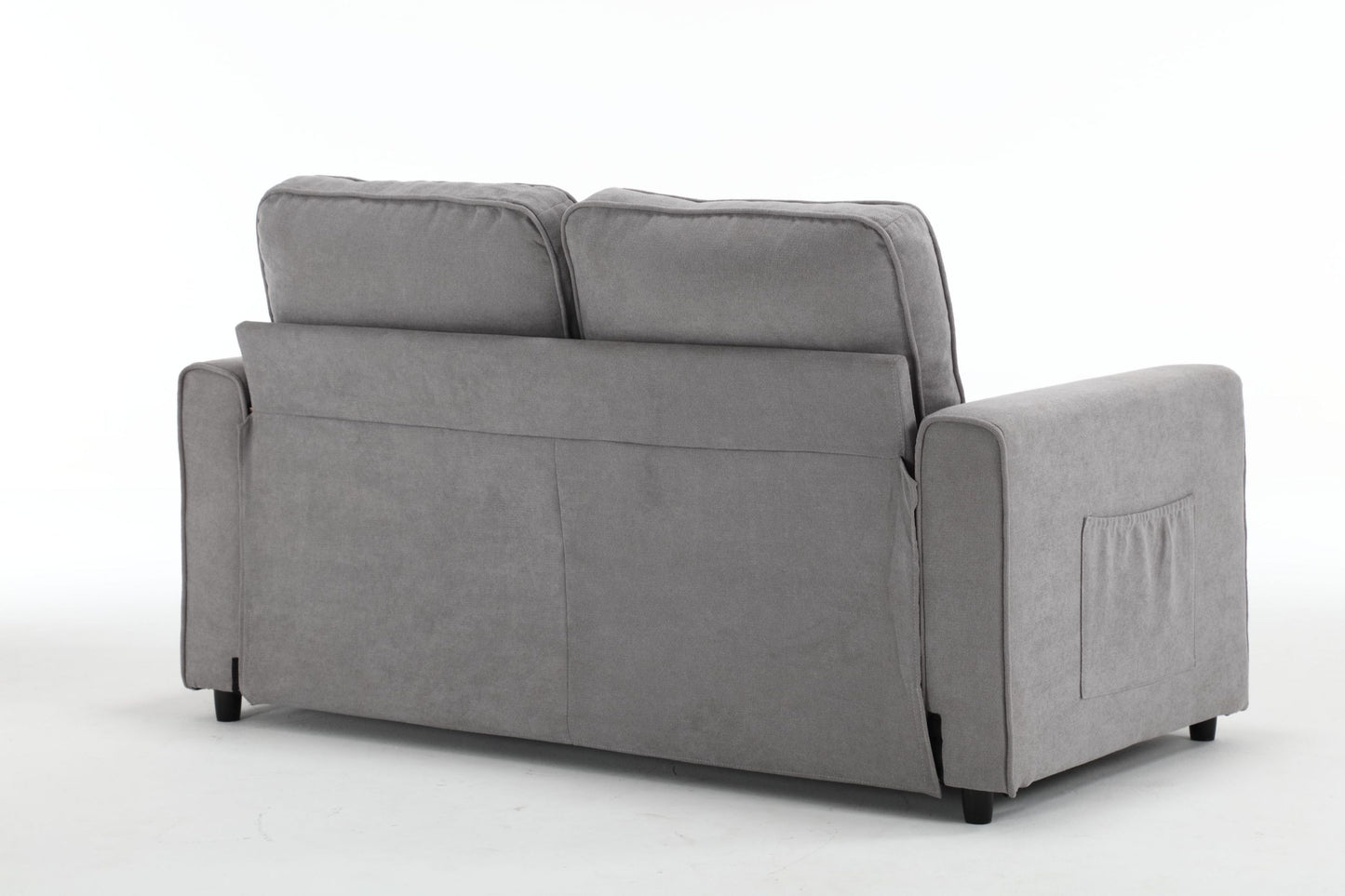 Convertible 3 Fold Sofa Bed with Storage, Space-Saving Loveseat