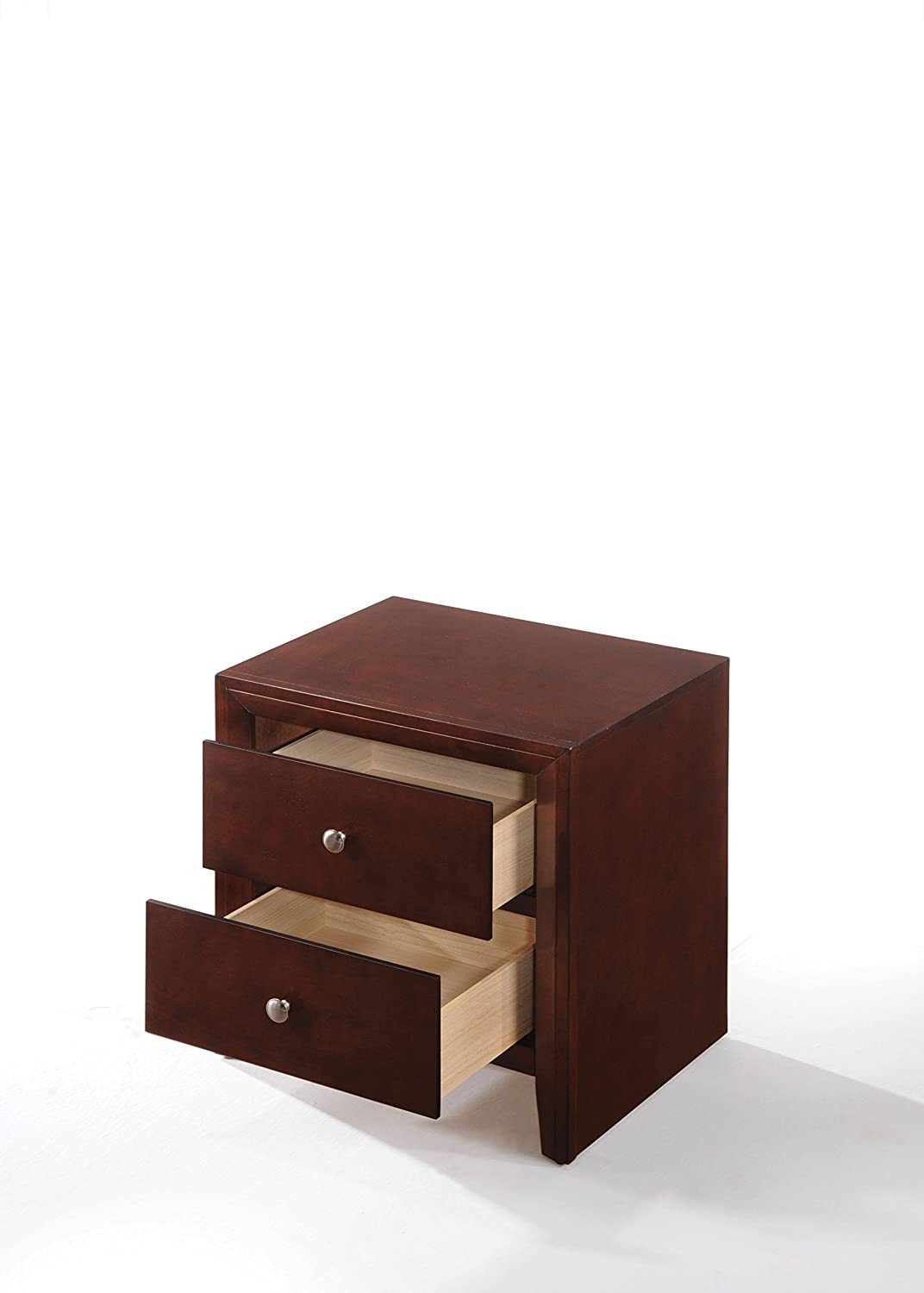 Ilana Nightstand in Brown Cherry 20403