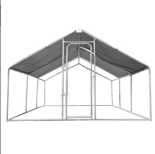 7.5FT Dog Run Coop with feeding part