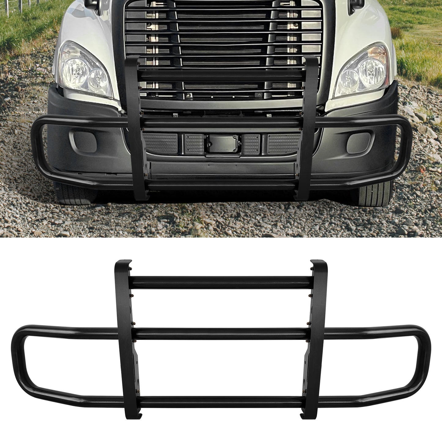 Deer Guard with Brackets for Freightliner Cascadia 2008-2017