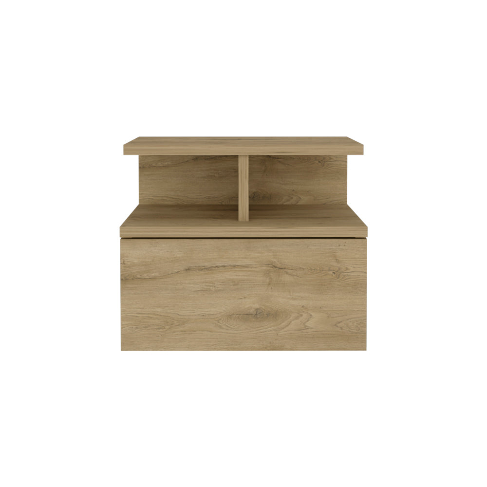 Floating Nightstand Flopini, One Drawer, Macadamia Finish