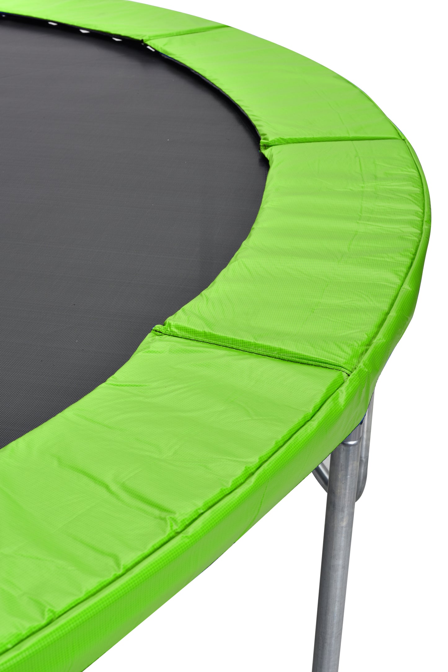 Trampoline Replacement Pad, 15FT Trampoline Spring Cover, No Holes for Poles, Water-Resistant Universal Round Trampoline Accessories Safety Pad