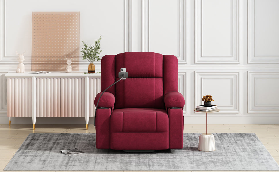 Ultimate Comfort Power Lift Recliner Chair with Massage, Heating, and Remote Control