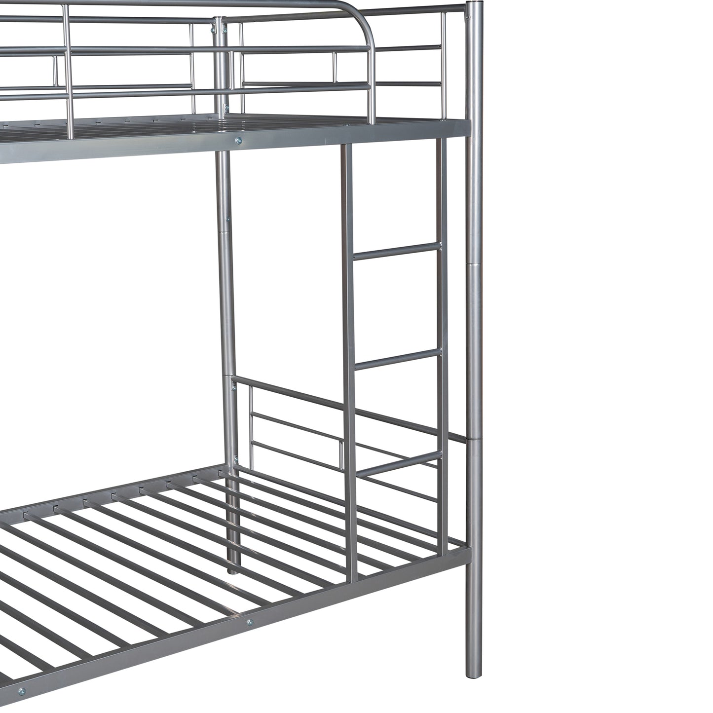 Contemporary Metal Twin Bunk Bed - Innovative Space-Saving Choice