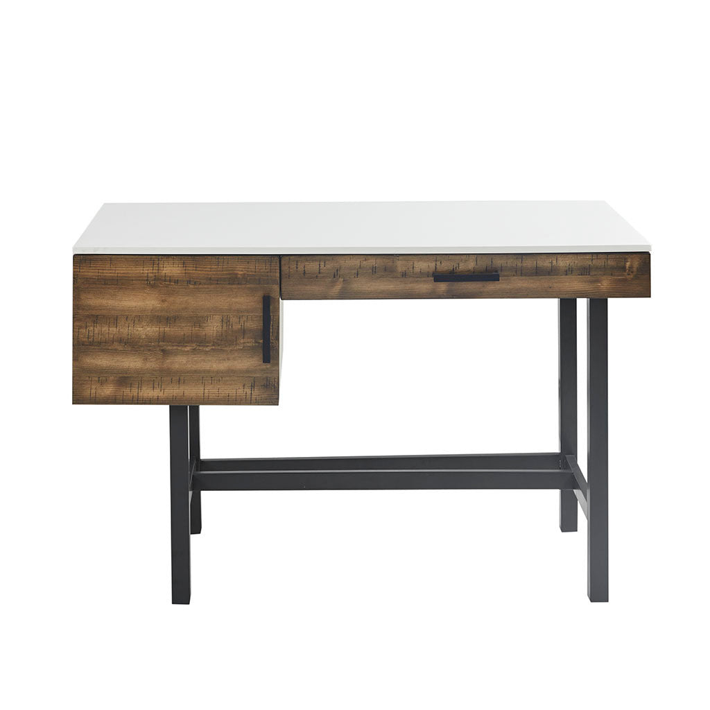 Kirtley Writing Desk with Distressed Wood Finish by Madison Park