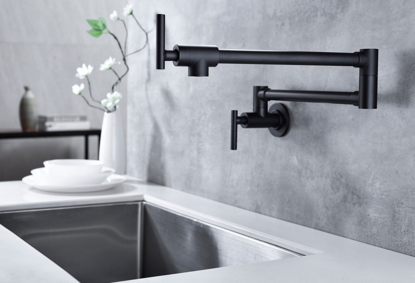 Pot Filler Faucet Wall Mount