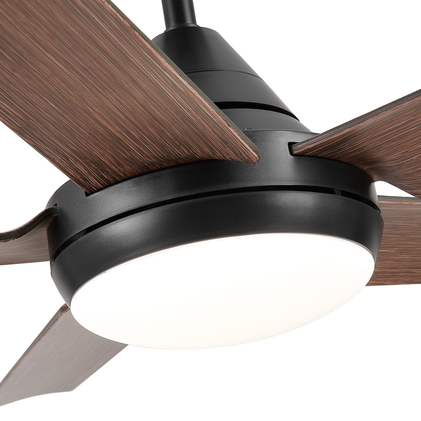 YUHAO 48 Inch Integrated LED Ceiling Fan Lighting with Remote Control