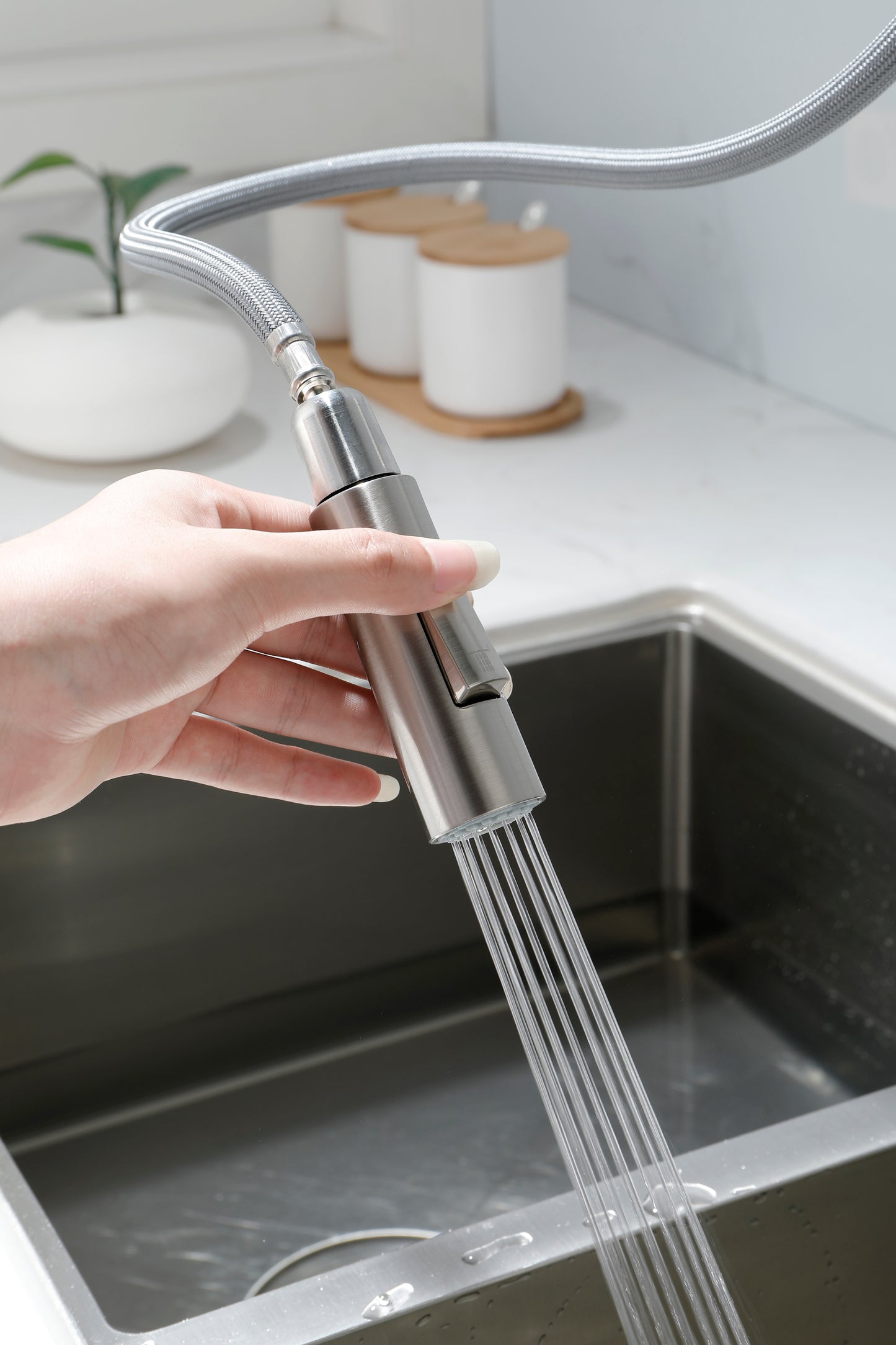 Touch Kitchen Faucet with Pull Down Sprayer