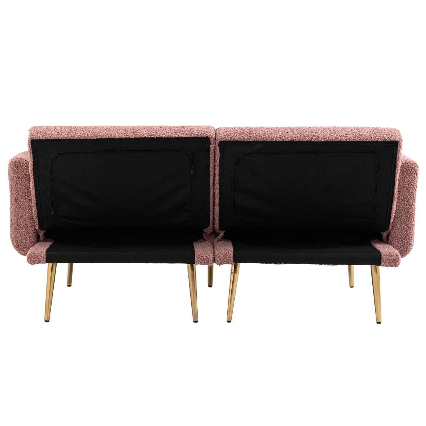 Velvet  Sofa , Accent sofa .loveseat sofa with metal  feet