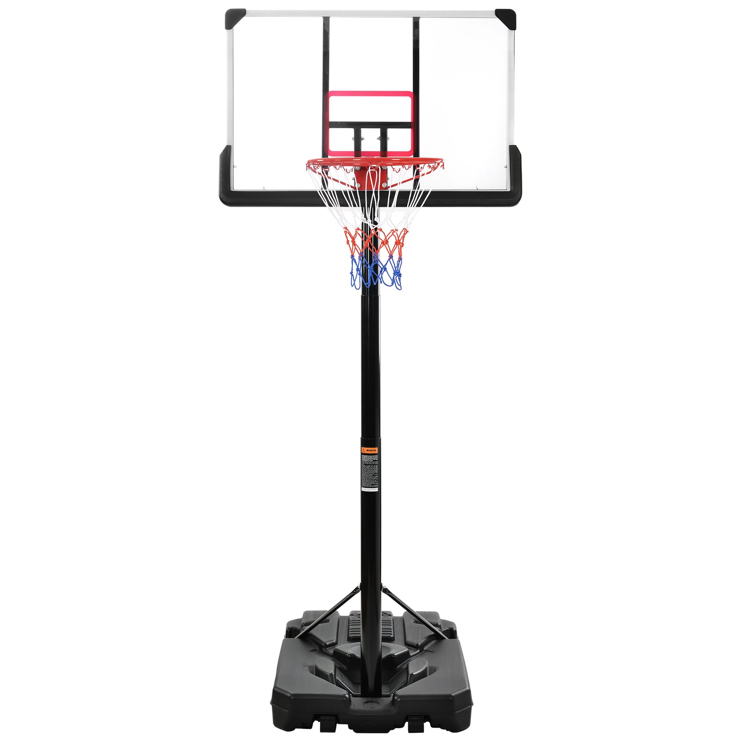 Portable Basketball Hoop Basketball System 6.6-10ft Height Adjustment for Youth Adults LED Basketball Hoop Lights, Colorful lights, Waterproof，Super Bright to Play at Night Outdoors,Good Gift for Kids