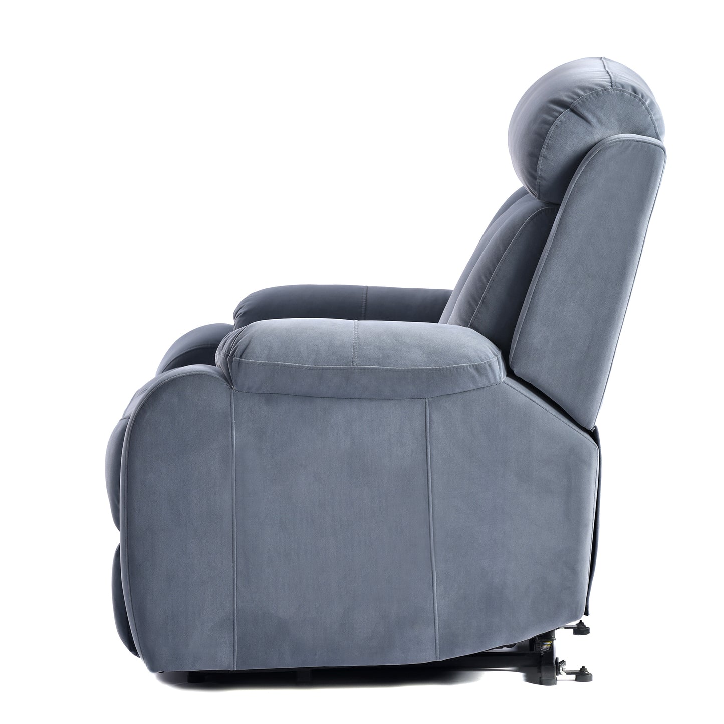 Comfort Plus Power Lift Chair Recliner with Adjustable Remote Control - Light Blue Australia Cashmere Fabric