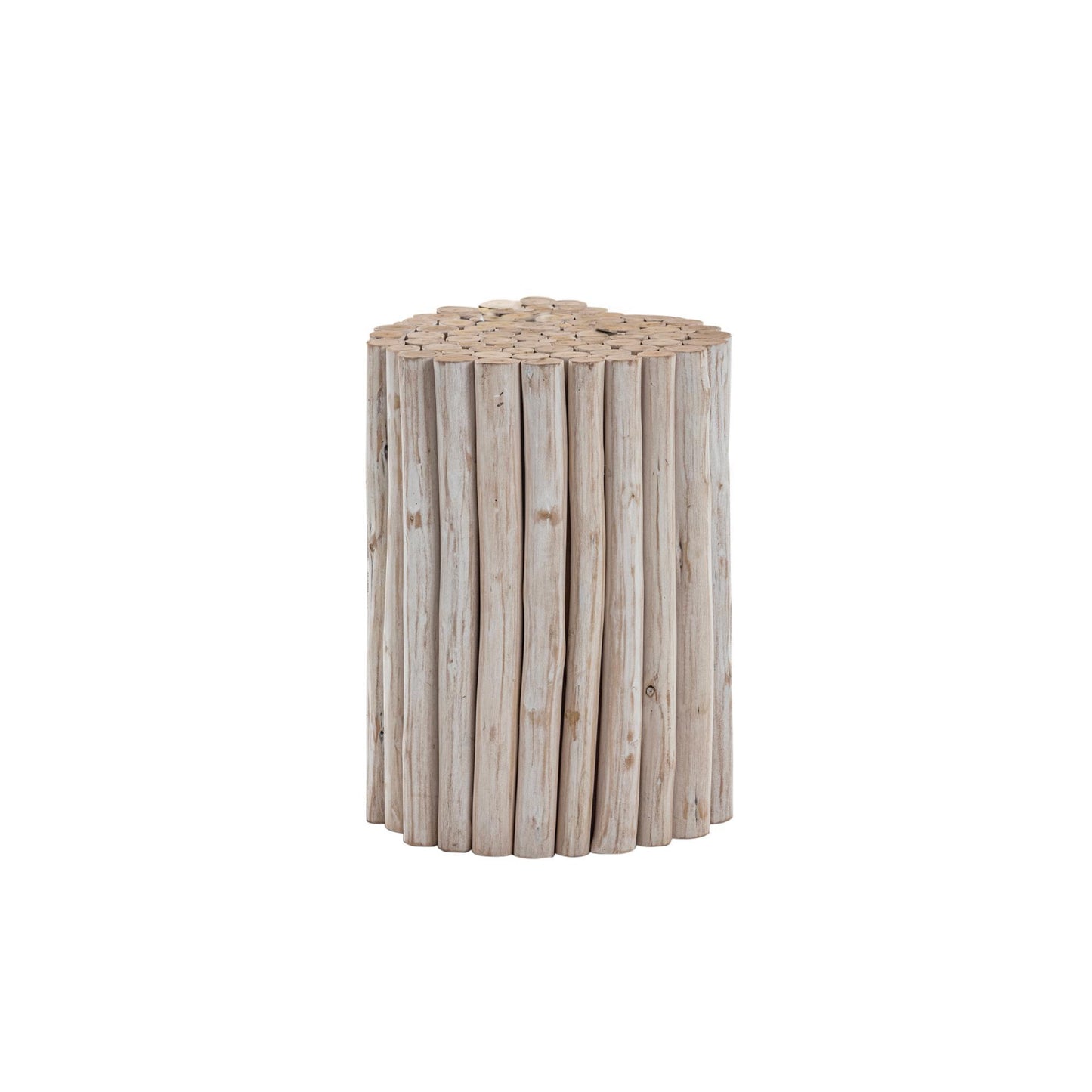 White Wood End Table ET1009-16