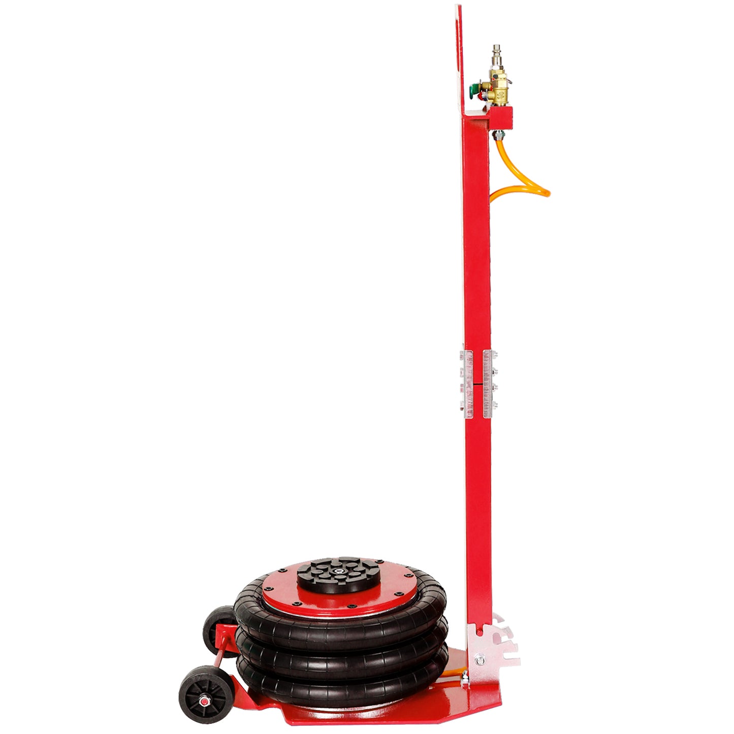 3T Triple Bag Air Jack ,Pneumatic Jack 3 bag ,lifting 16in capacity  6600lbs,easy-collapsing Terrain,Red color