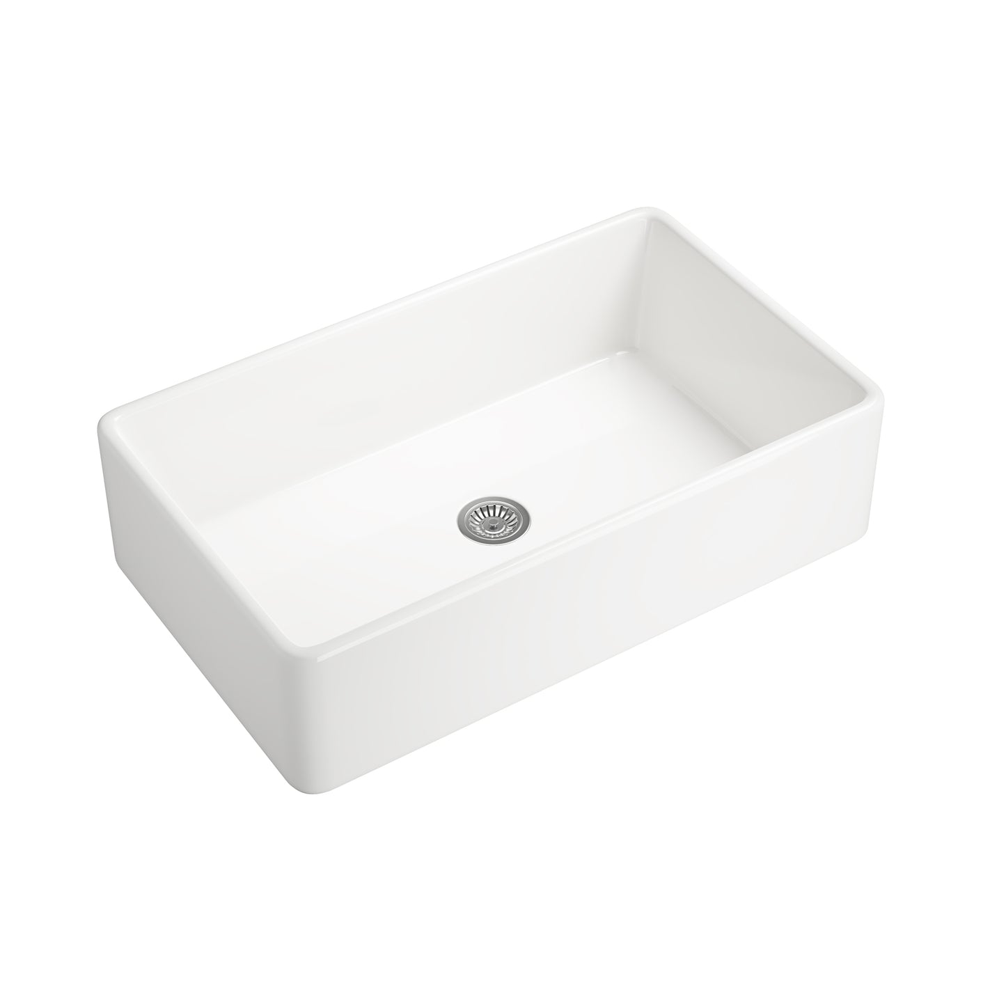 White Ceramic Farmhouse/Apron Front Kitchen Sink