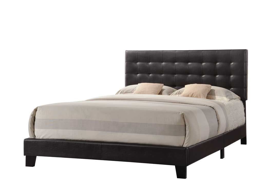 Masate Queen Bed in Espresso PU 26350Q