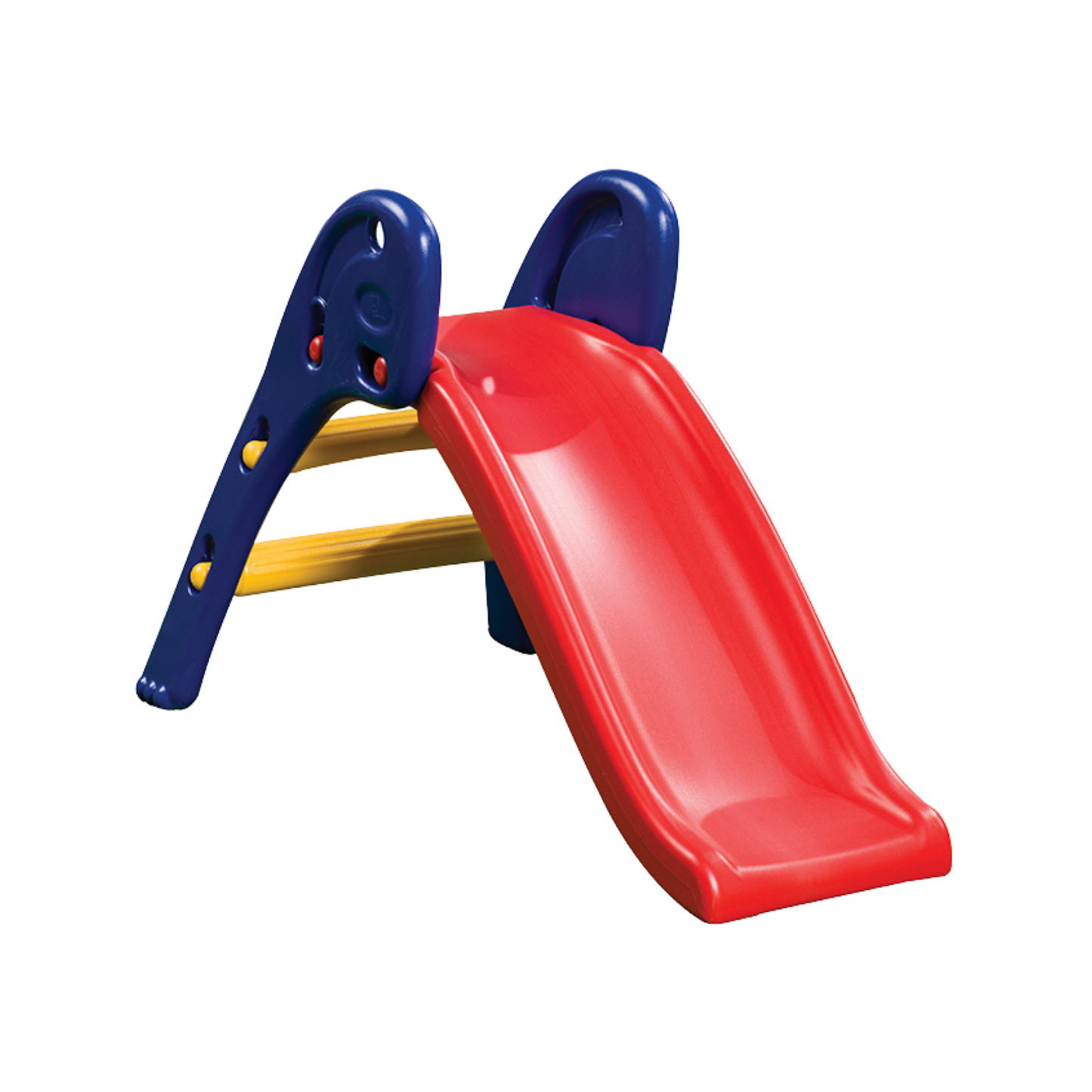 CE Approved Foldable Kids Plastic Slide - Blue Red Yellow