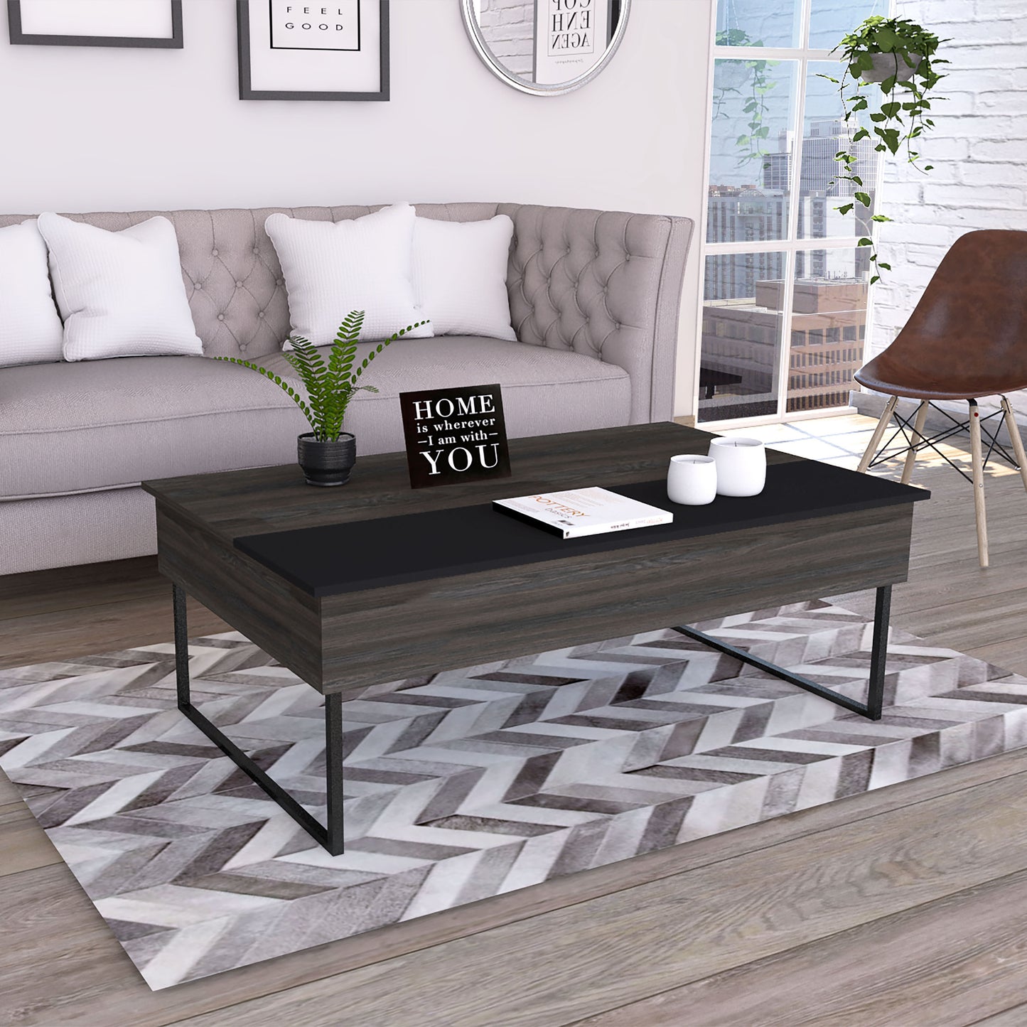 Elevate Coffee Table Wuzz with Lift Top and Storage