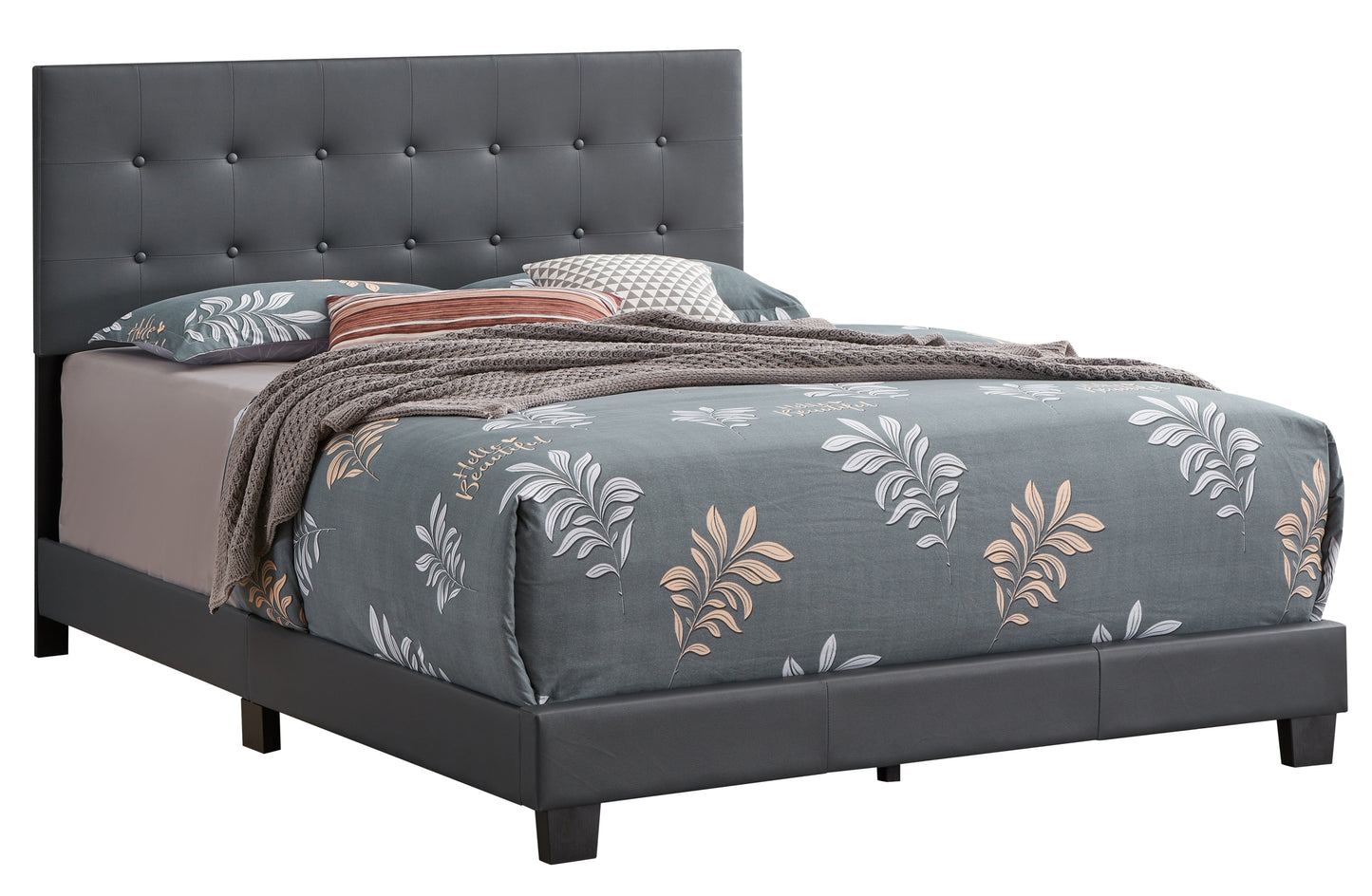 Caldwell G1306-FB-UP Full Bed , DARK GREY