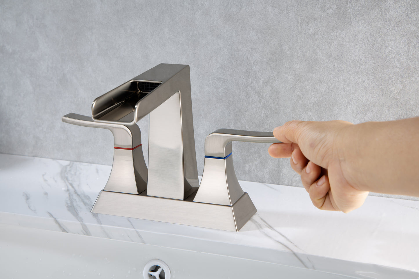 Enhance Your Bathroom with a Brushed Nickel 2-Handle Lavatory Faucet