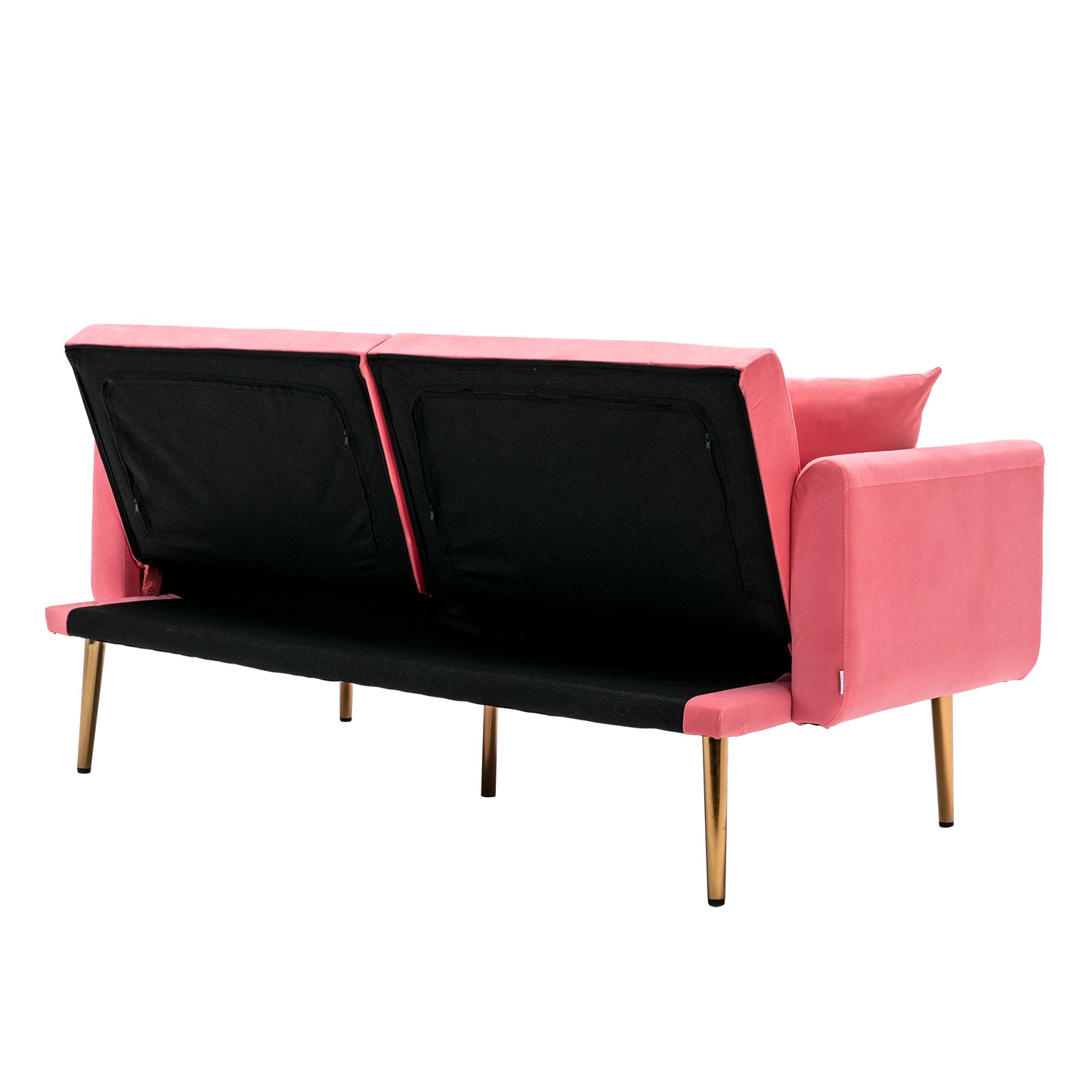 Velvet  Sofa , Accent sofa .loveseat sofa with metal  feet