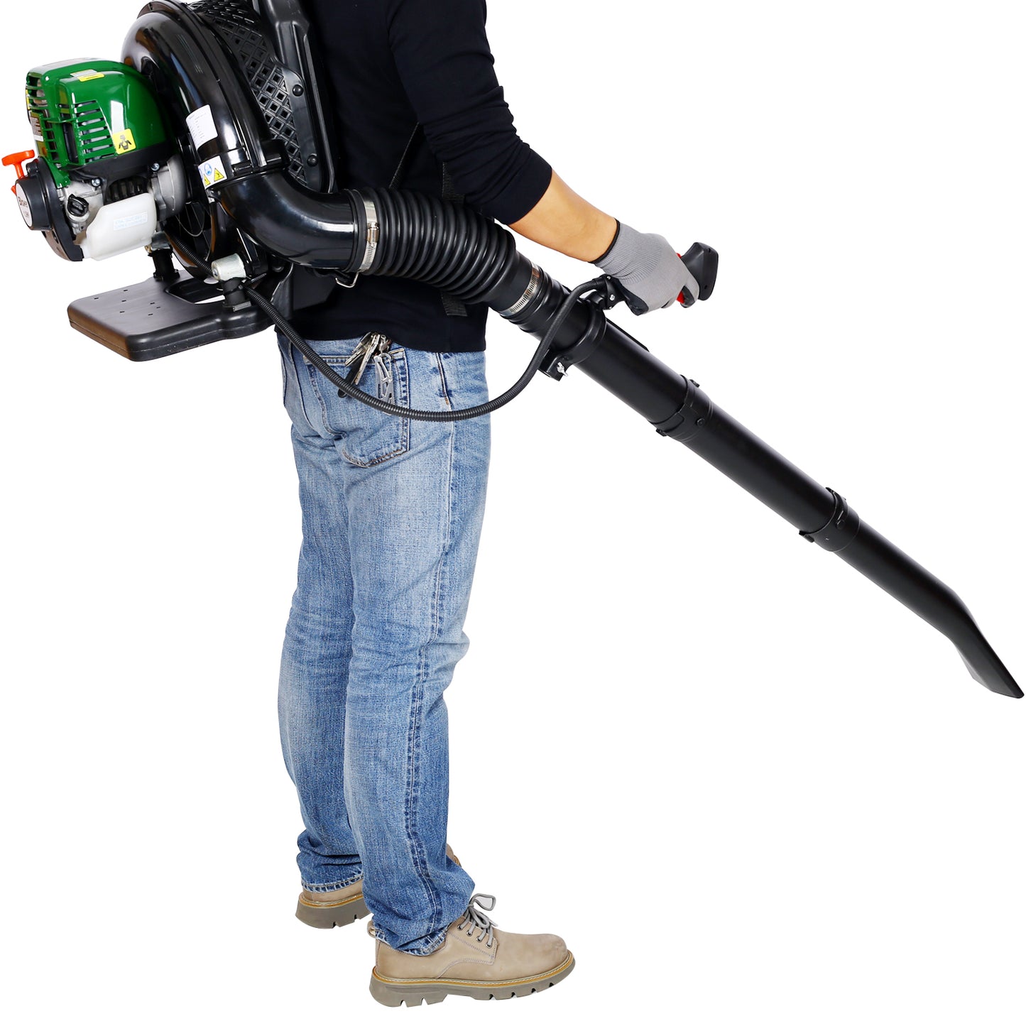 4-STROKE BACKPACK LEAF BLOWER,GAS 37.7cc,1.5HP 580CFM ,super light weight 16.5lbs