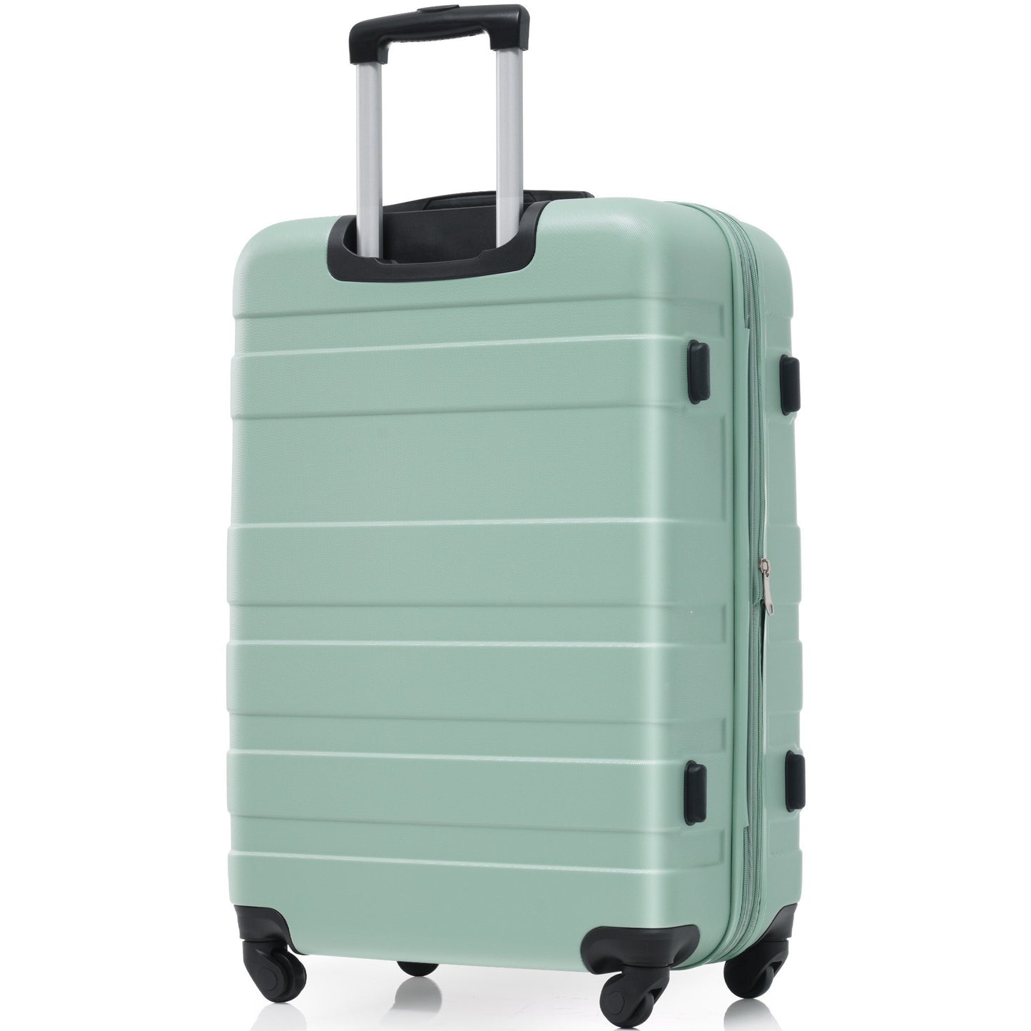 Luggage Sets New Model Expandable ABS Hardshell 3pcs Clearance Luggage Hardside Lightweight Durable Suitcase sets Spinner Wheels Suitcase with TSA Lock 20''24''28''( Green)