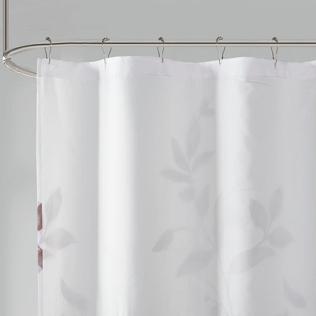 Cecily Mauve Botanical Shower Curtain