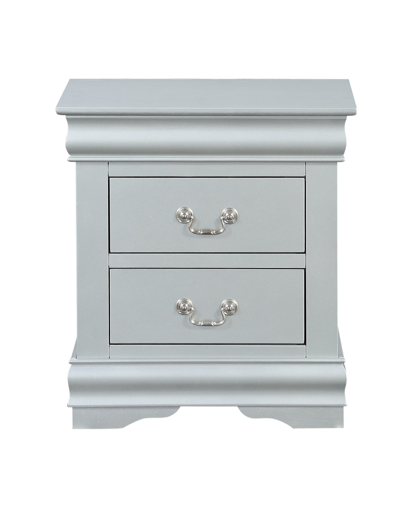 Louis Philippe Nightstand in Platinum 26733