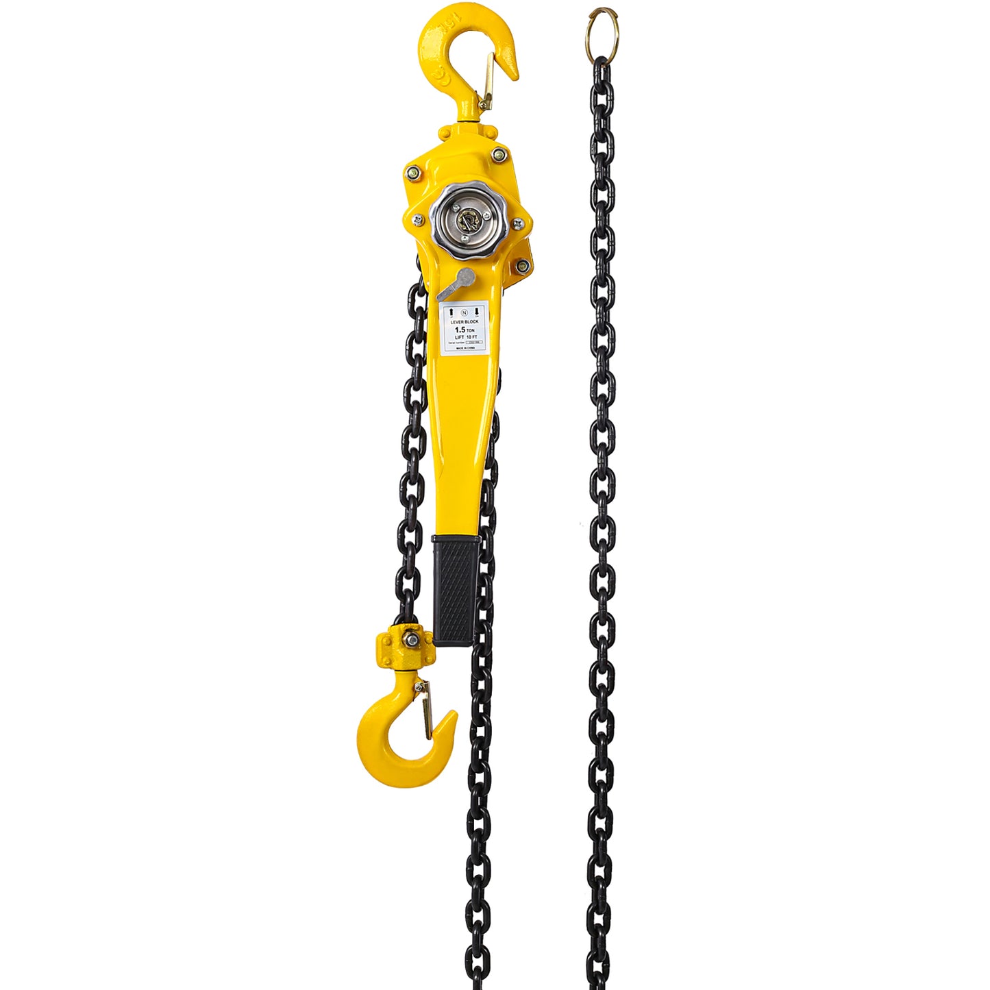 Lever Chain Hoist 3 Ton 6600LBS Capacity 20 FT Chain Come Along with Heavy Duty Hooks Ratchet Lever Chain Block Hoist Lift Puller