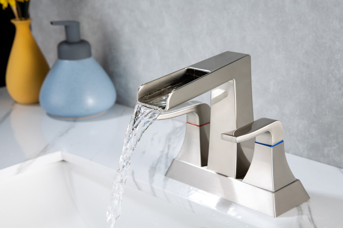 Enhance Your Bathroom with a Brushed Nickel 2-Handle Lavatory Faucet