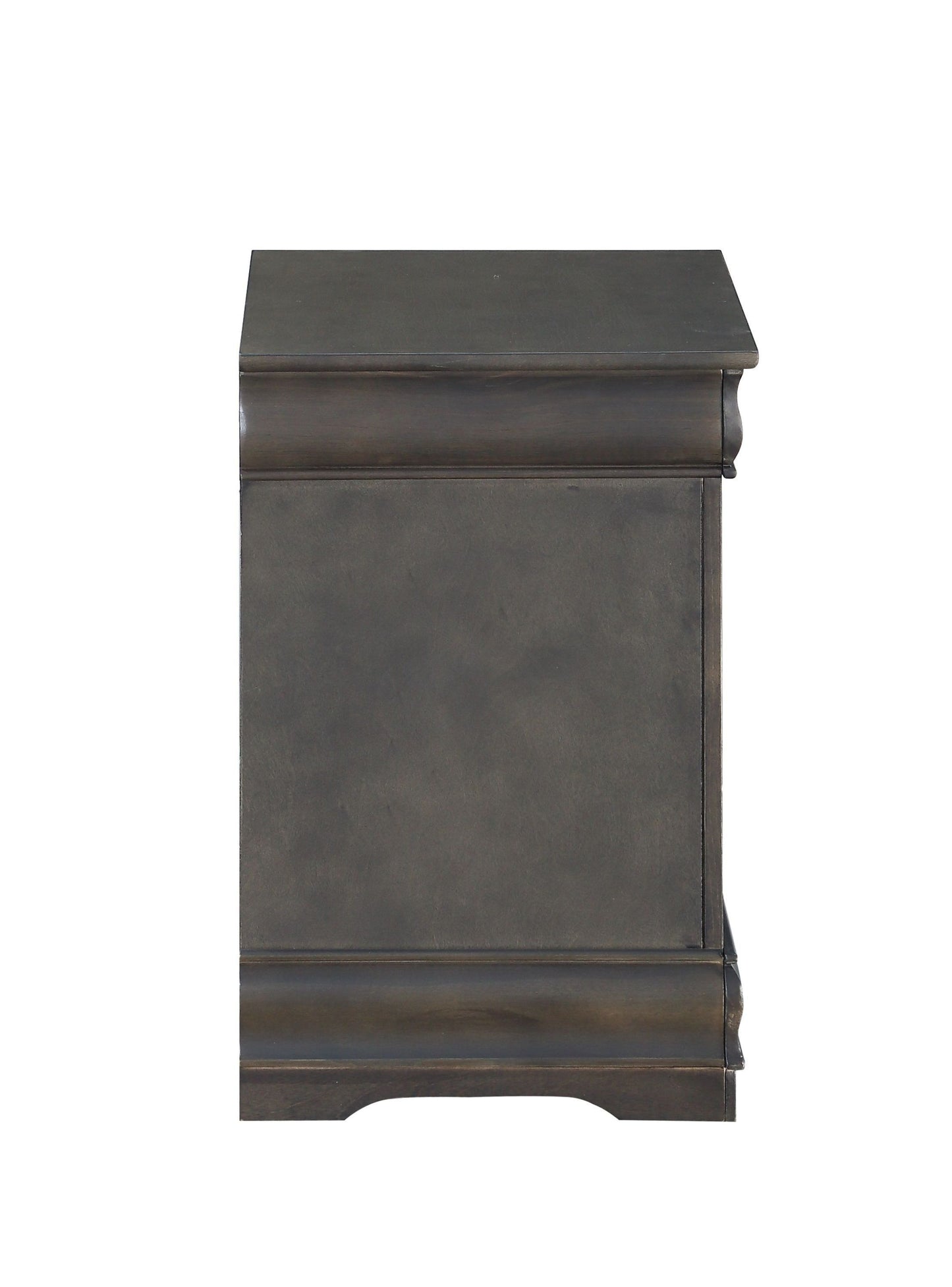 Louis Philippe Nightstand in Dark Gray 26793