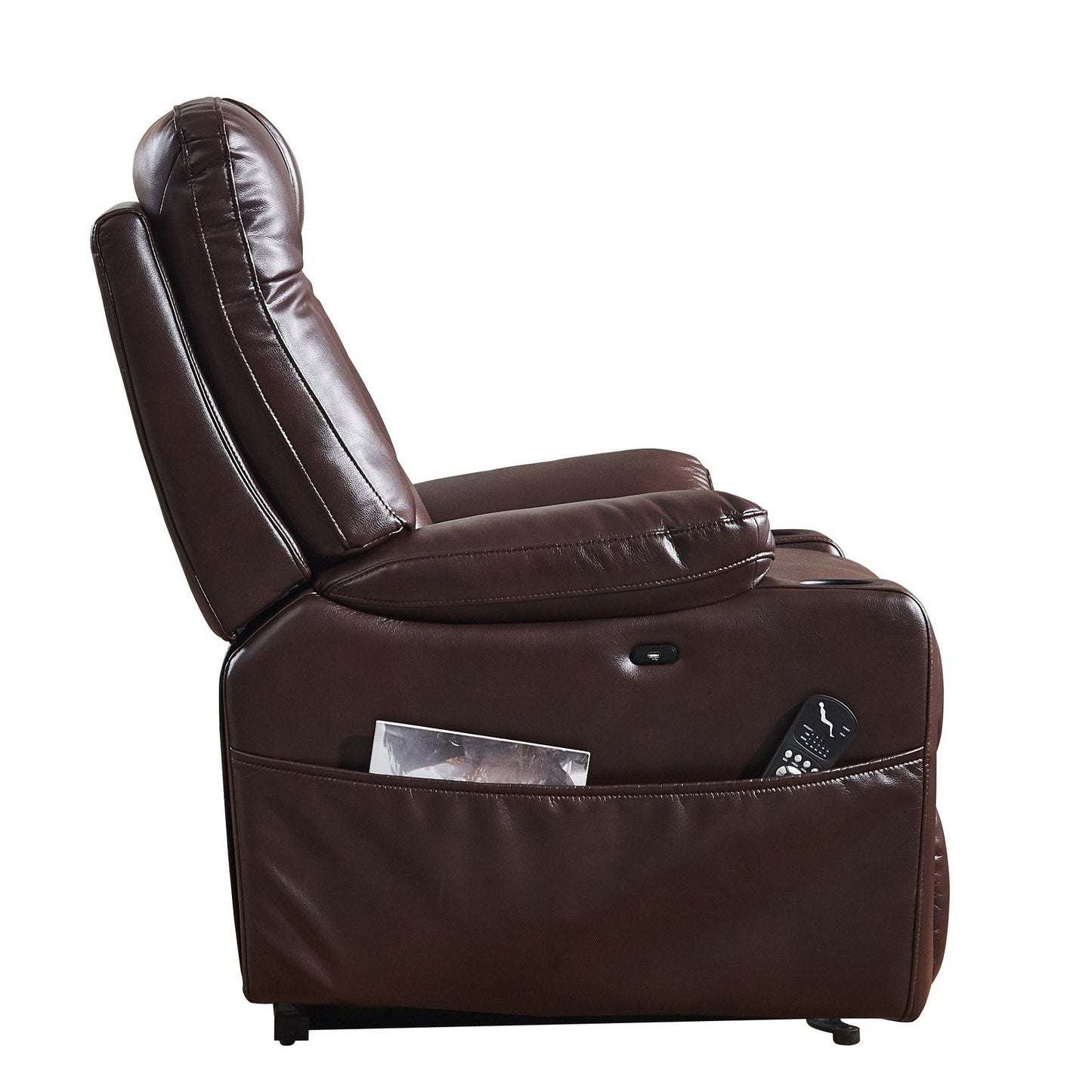 Electric Power Lift Recliner Chair Sofa with Vibration Massage and Lumbar Heat for Elderly