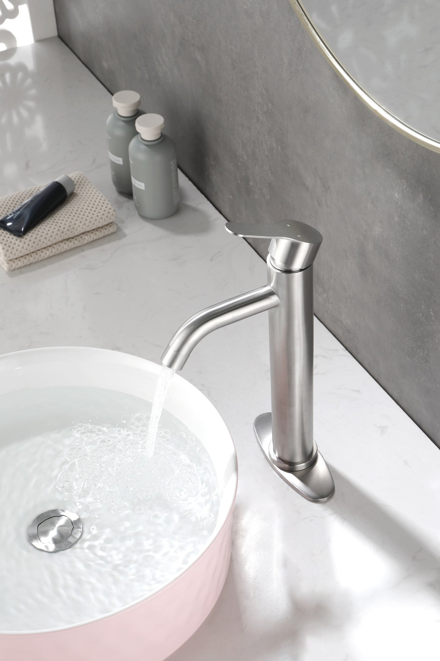 Versatile Stainless Steel Bathroom Sink Faucet for Modern RVs and Vanities