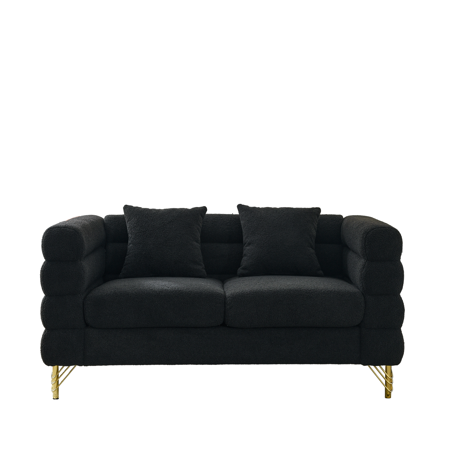 Black Teddy 3+3 Combination Sofa